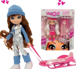 UNIQUE EYES - POUPEEWINTER HOLIDAY -25 CM + ACCESSOIRES
