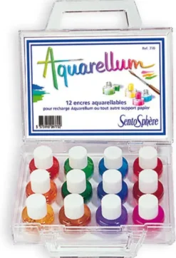 VALISETTE 12 ENCRES AQUARELLUM