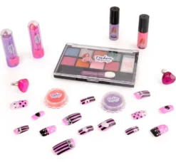 VALISETTE MAQUILLAGE - VERNIS A ONGLES - FAUX ONGLES ET AUTRES MAQUILLAGES