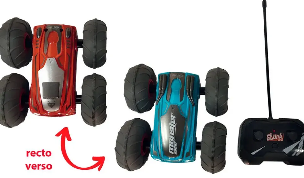 VEHICULE CASCADEUR RADIOCOMMANDE 1:32 - BLEU