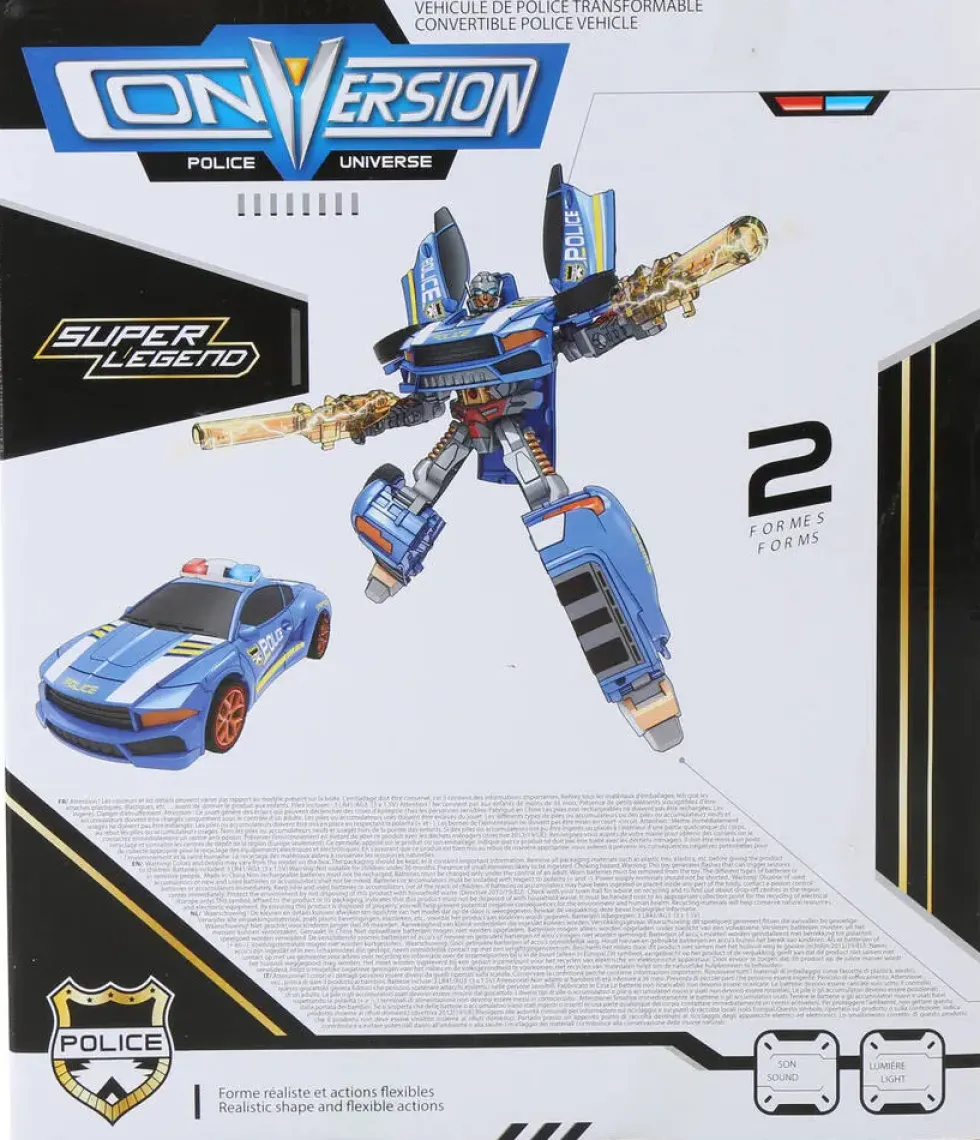 VEHICULE DE POLICE TRANSFORMABLE