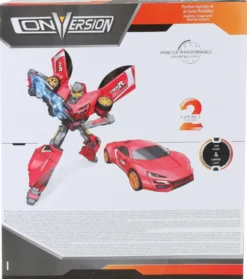 VEHICULE TRANSFORMABLE ROUGE