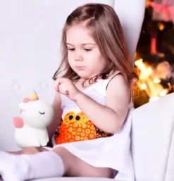 VEILLEUSE SILICONE LICORNE