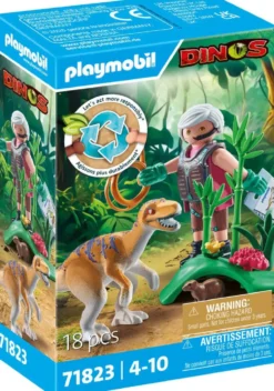 VELOCIRAPTOR ET EXPLORATEUR AVEC LASSO - 71823
