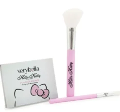 VERY BELLA X HELLO KITTY - COFFRET POUDRE POWER HIGHLIGHTER, BLUSH ET 2 PINCEAUX