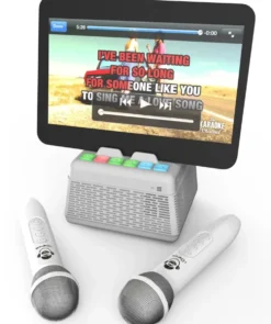 VIDEOPROJECTEUR AVEC 2 MICROS SANS FIL