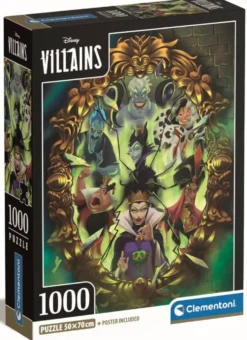 VILLAINS - PUZZLE COMPACT 1000 PIECES