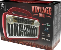 VINTAGE 100 ENCEINTE BLUETOOTH RADIO FM