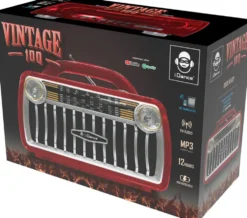 VINTAGE 100 ENCEINTE BLUETOOTH RADIO FM