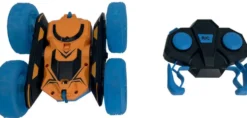 VOITURE CASCADEUSE ET LUMINEUSE BLEU RADIOCOMMANDEE 1:24
