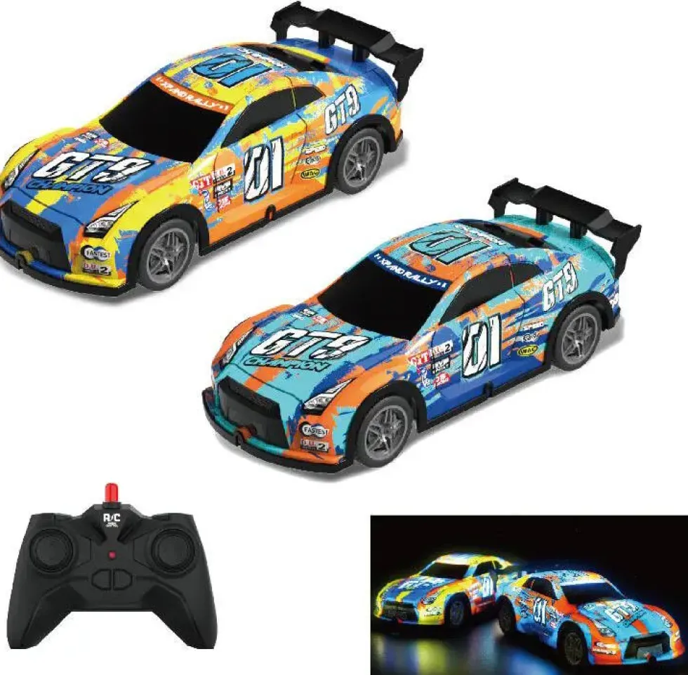 VOITURE DE COURSE GT9 LED RADIOCOMMANDEE 1:22