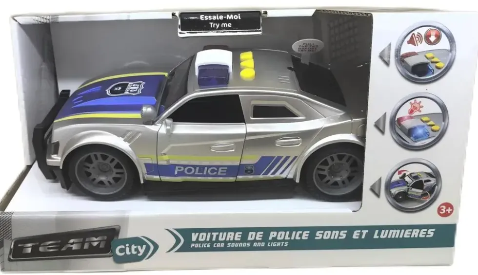 VOITURE DE POLICE SONS ET LUMIERES
