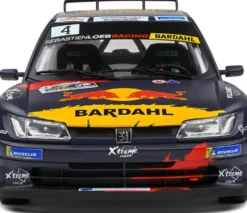 1/18 VOITUREPEUGEOT 306 MAXI NOIR #4 S.LOEB / D.ELENA RALLYE DU MONT BLANC 2021