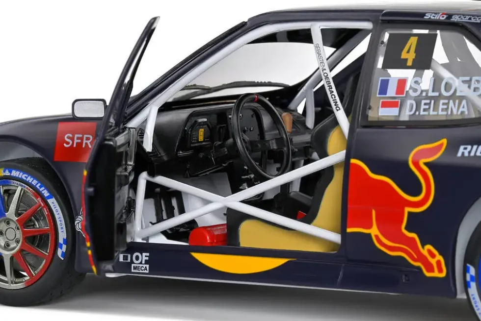 1/18 VOITUREPEUGEOT 306 MAXI NOIR #4 S.LOEB / D.ELENA RALLYE DU MONT BLANC 2021