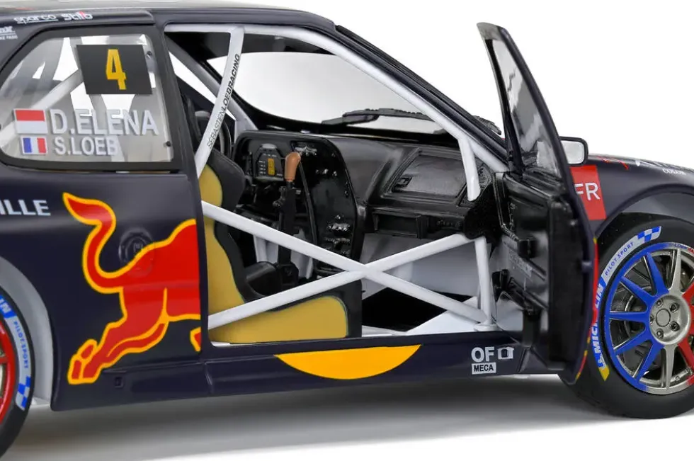 1/18 VOITUREPEUGEOT 306 MAXI NOIR #4 S.LOEB / D.ELENA RALLYE DU MONT BLANC 2021