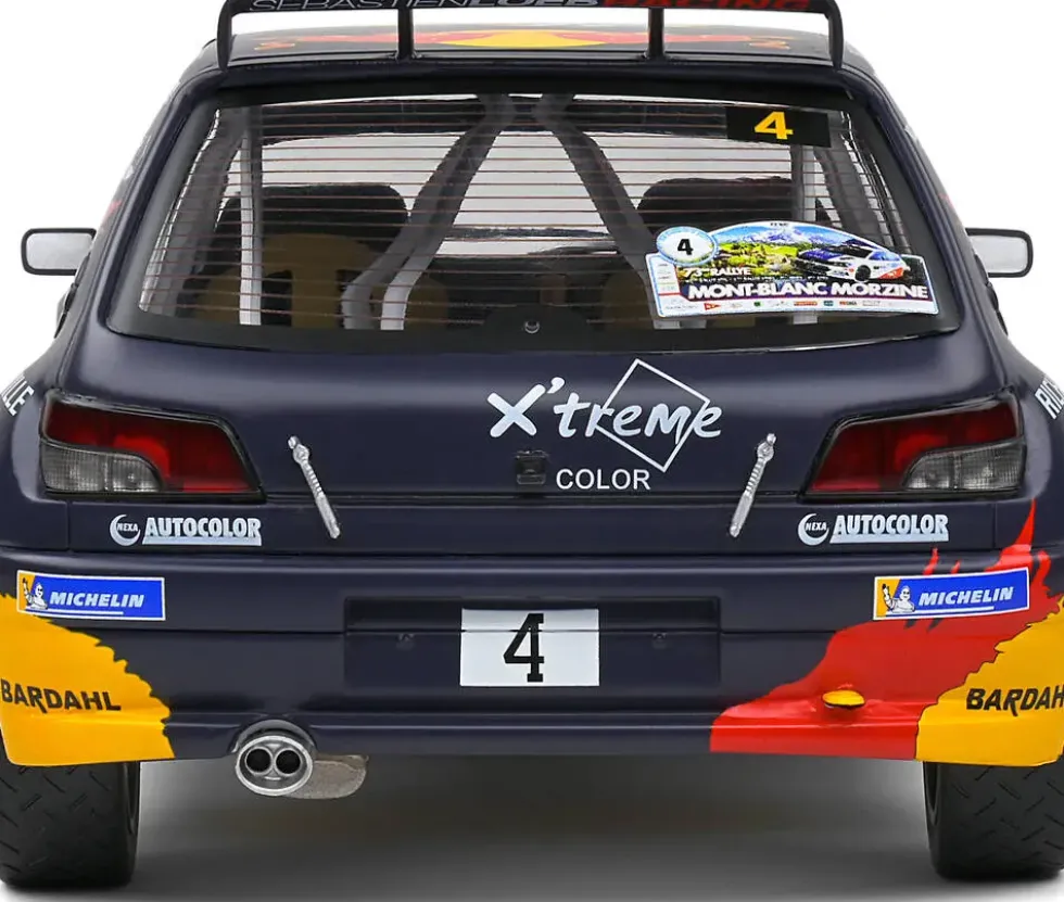 1/18 VOITUREPEUGEOT 306 MAXI NOIR #4 S.LOEB / D.ELENA RALLYE DU MONT BLANC 2021