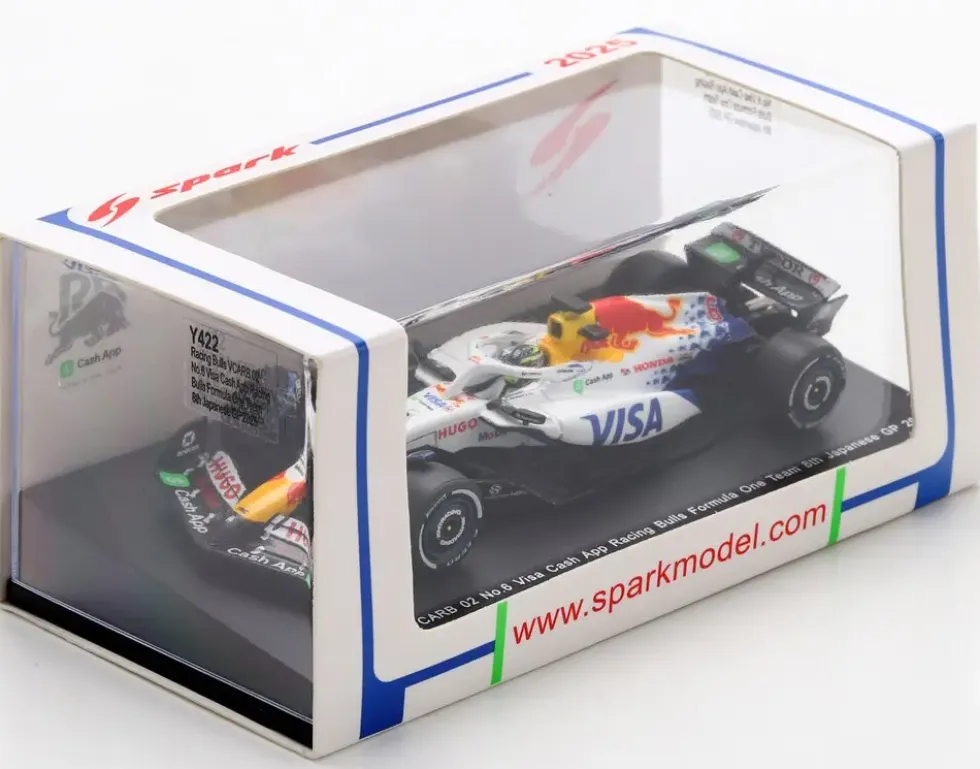 1/64 VOITURE RACING BULLS VCARB 02 F1 TEAM N6 8EME GP JAPON 2025 ISACK HADJAR
