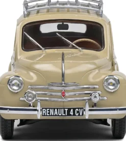1/18 VOITURE RENAULT 4CV BEIGE 1956