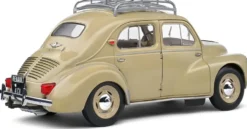 1/18 VOITURE RENAULT 4CV BEIGE 1956