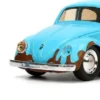 1/32 VOLKSWAGEN BEETLE W/STITCH FIGURE RUST BLUE HOLLYWOOD RIDES 1959