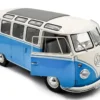 1/18 VOLKSWAGEN T1 21 WINDOWS BABY BLUE / WHITE 1962
