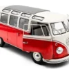 1/18 VOLKSWAGEN T1 21 WINDOWS RED / WHITE 1962