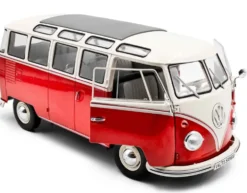 1/18 VOLKSWAGEN T1 21 WINDOWS RED / WHITE 1962