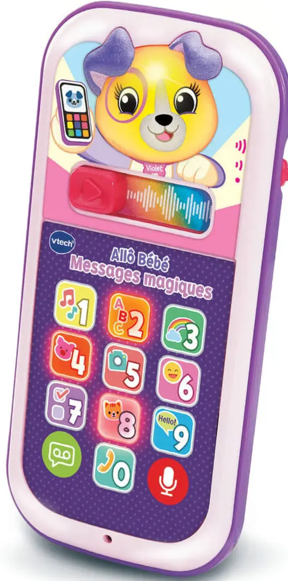 VTECH BABY - ALLO BEBE MESSAGES MAGIQUES ROSE