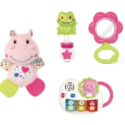 VTECH BABY - COFFRET NAISSANCE EVEIL DES SENS ROSE