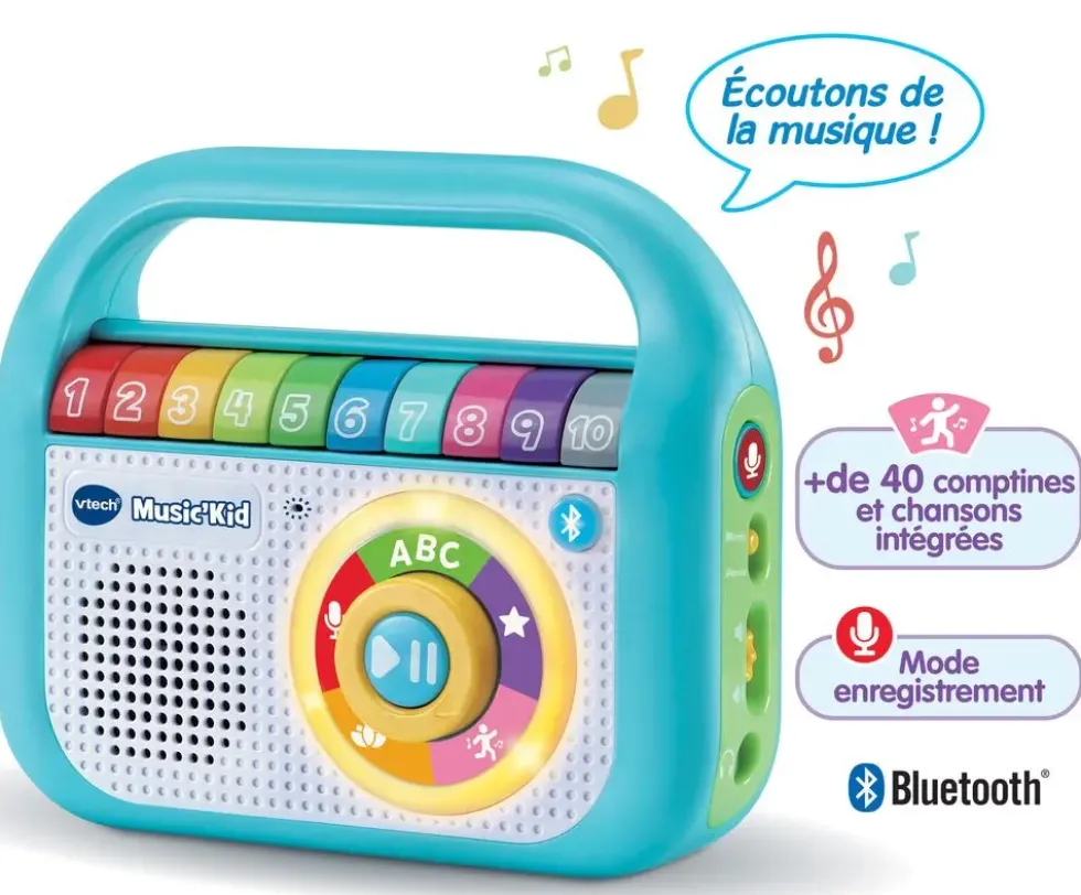 VTECH BABY - MUSIC'KID - BLEU