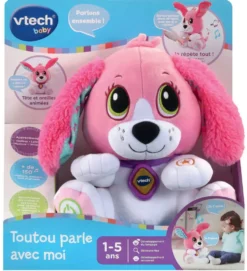 VTECH BABY - TOUTOU PARLE AVEC MOI - ROSE