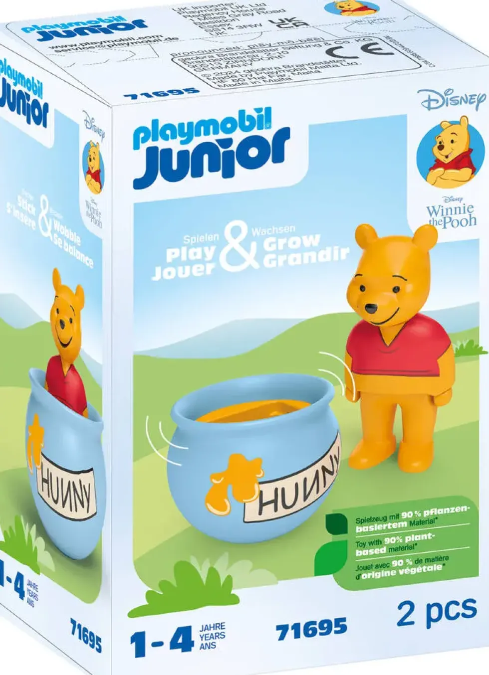 WINNIE L'OURSON ET CULBUTO POT DE MIEL - 71695