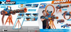 X SHOT - BLASTER INSANITY MOTORIZED RAGE FIRE