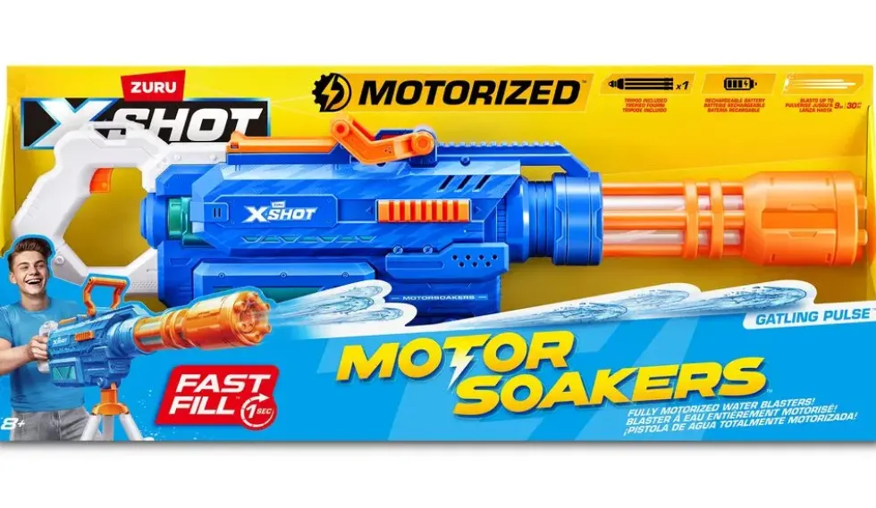 XSHOT WATER FAST-FILL MOTOR SOAKER GATLING