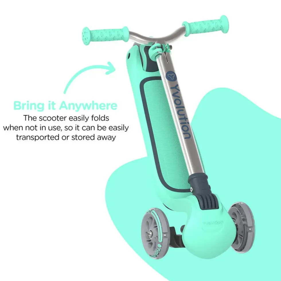 Y GLIDER AIR VERT - TROTTINETTE 3 ROUES LUMINEUSES