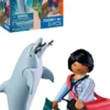 ZOO : DAUPHIN ET VISITEUR 72091