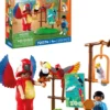 ZOO : MASCOTTE PERROQUET COLORE & ENFANT 72074